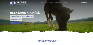 Mlékárna Kroměříž nový web
